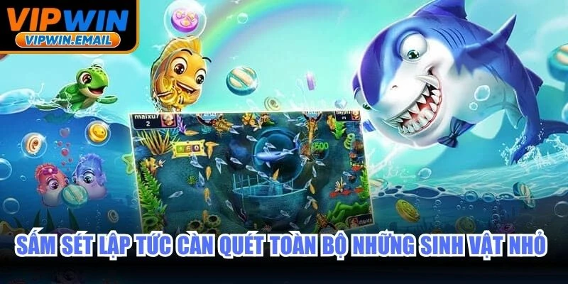 Sấm sét lập tức càn quét toàn bộ những sinh vật nhỏ đang bơi