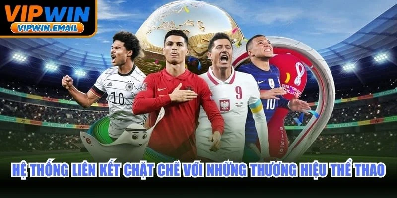 Hệ thống liên kết chặt chẽ với những thương hiệu thể thao lớn
